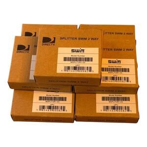 Lot of 7 DirecTV 2 Way SWM Green Splitter MSPLIT2R1-03 SWiM 2Way New